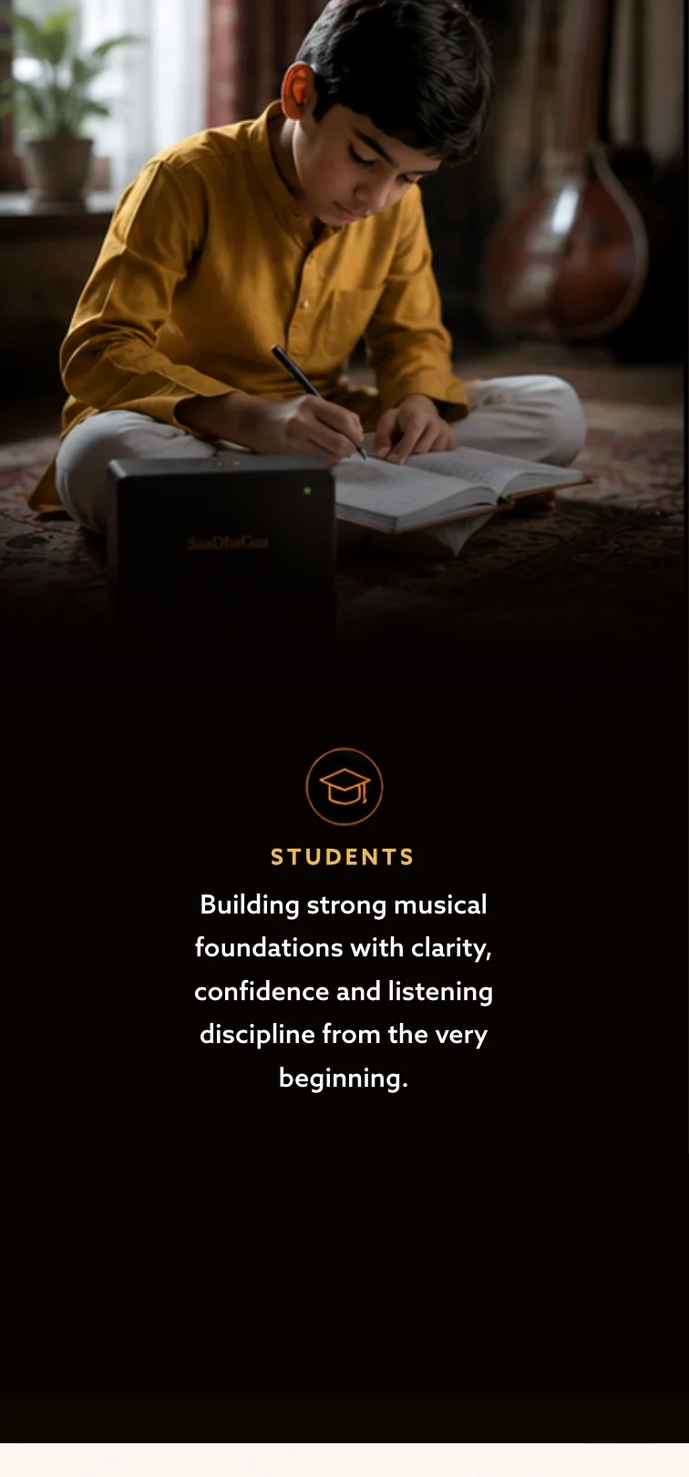 Young student